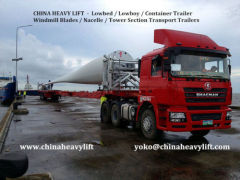 CHINA HEAVY LIFT - Windmill Blades/Nacelle/Tower Section Trailer