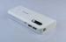 7200mAh Iphone Dual USB Power Bank ABS White With LED Light