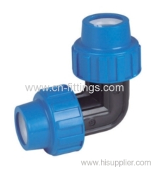 pp compression equal elbow fittings