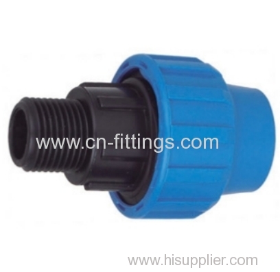 pp male adapter compression fittings