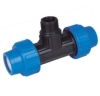 pp male threaded tee compression fittings
