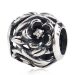 Sterling Silver Mystic Floral Beads with Clear Austrian Crystal European Style Wholesale