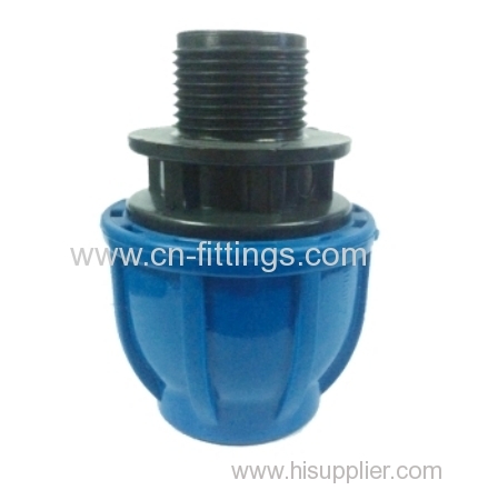 pp male threaded adapter compression fittings