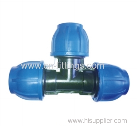 pp equal tee pipe fittings