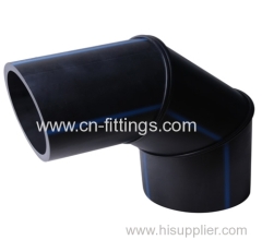 hdpe butt welding 90 degree elbow pipe fittings