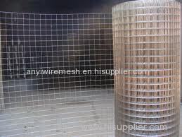 low carbon steel galvanized welded wire mesh