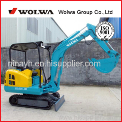 2TON mini Crawler excavator from factory supplier WOLWA
