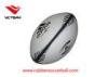 Soft TPVC leather American Rugby Ball , nylon wounded rubber bladder