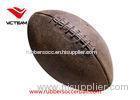 Dark brown Official Original american football ball rubber 400 - 420g