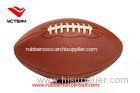 Promotional Customize RUBBER football american ball For Outdoor Training