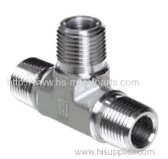 STAINLESS STELL NPT Male Tee AN