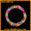 Colorful cool silicone wristband for young guys