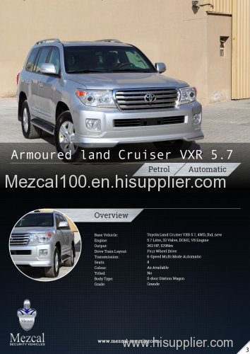 B6 Armoured Land Cruiser VXR 5.7