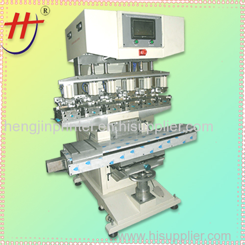 6 color pad printing machine