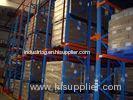 Drive in / through industrial pallet racks , Cold room warehouse pallet shelving