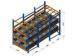 Carton live storage racking system with roller tracks / lane dividers worked