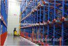 Food industry pallet shuttle racking system with forklift truck / shuttle machines