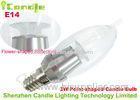 1070 Aluminum E14 Led Candle Bulb Clear Glass Flower Reflectors Point Shaped Ra80 270lm