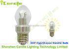 99% Transmittance Glass High Lumen LED Bulb 2400k Egg - Shaped CRI>80