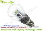 CE RoHS High Power E27 7watt Led Globe Bulb Transparent Glass Home Office