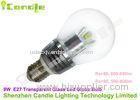 Warm White Dim E27 Led Bulb Globe 9watt Transparent Glass With Epistar Chip