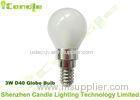 Dimmable Frosted Glass 3watt Beam Angle 360 Led Bulb E14 For Shop CE ROHS