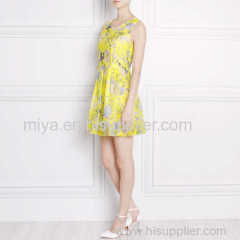 lady fashion printed dress