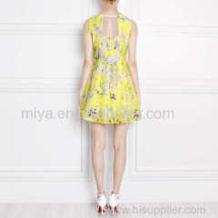 lady fashion printed dress