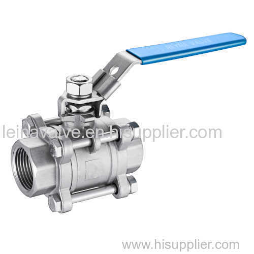 3PC with Mounting Pad 1000wog Ball Valve
