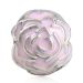 Fashion Design Sterling Silver Rose Garden Pink Enamel Clip Beads