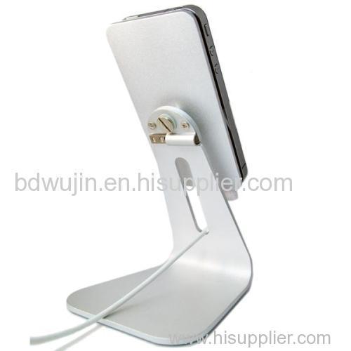 white simple phone holder