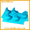 Shake fins shape silicone ice cube tray