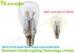 Pure White Aluminum High Lumen Led Bulb Candle 3watt E14 E17 Flat Head Shaped CE