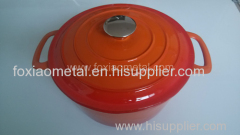 Cast Iron Enamel Casserole