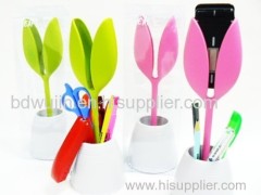 plastic colorful pen holder