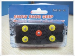 2014NEW 5 SPIKES Anti-skidding Anti-slip Overshoes Non-slip Climbing Snow Step Ice grips for Skiing Outdoor