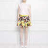 lady fashion floral print skirt