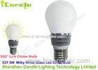 Milky Glass 360 Led Bulb Globe 5w For Bedroom , Window , Counter 2700k E27 Base