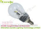 AC170V - 264V 5.0w Led globe bulb E14 Clear Glass 3000K Natural / Warm White