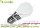 Milky White Glass High Lumen Led Bulb 3w 280lms Led Bulb 360 Degree