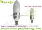 7 Watts E14 Led Candle Bulb With 99% Transmittance Glass 20pcs Epistar Chip