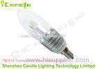 7 Watt Emitting Angle 360 Led Bulb Candle E14 Warm White Transparent Glass