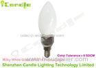 Screw E14 Base 360 Led Bulb Candle 5w Point Shaped Milky Glass CE RoHS Approved