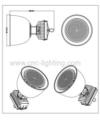 80-240W IP65 retrofit led highbay lamp kit with External driver(UL & CUL & DLC)