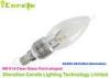 Round Shape E14 Led candle bulb clear Glass Cover 5W SMD 110V 3500k 4000k