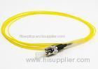 0.9mm 6core , 12core ST SM Fiber Optic Pigtail with Yellow Fiber Optic Cable