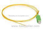 Optical access network SC APC Simplex Fiber Pigtail with SM Yellow Fiber Optic Cable