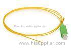 Optical access network SC APC Simplex Fiber Pigtail with SM Yellow Fiber Optic Cable