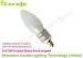 High Brightness 5w LED Candle Lamp E12 400lm 2200K - 6500K , 3 Years Warranty