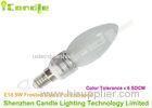 Warm White Dimmable Led Candle Bulbs E14 5w For Crystal Lighting